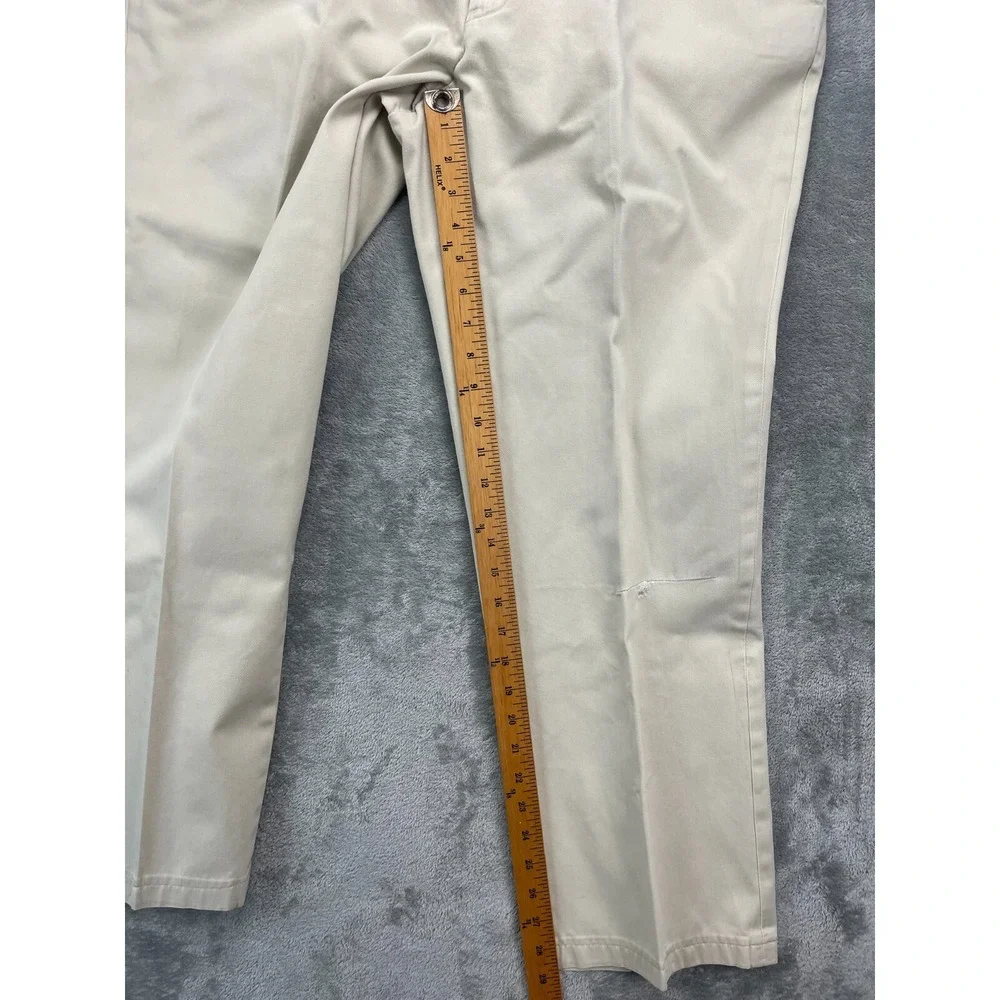 VTG Polo by Ralph Lauren Men's Suffield‎ Pants 38x32 (Real 38x29) Ivory Cotton